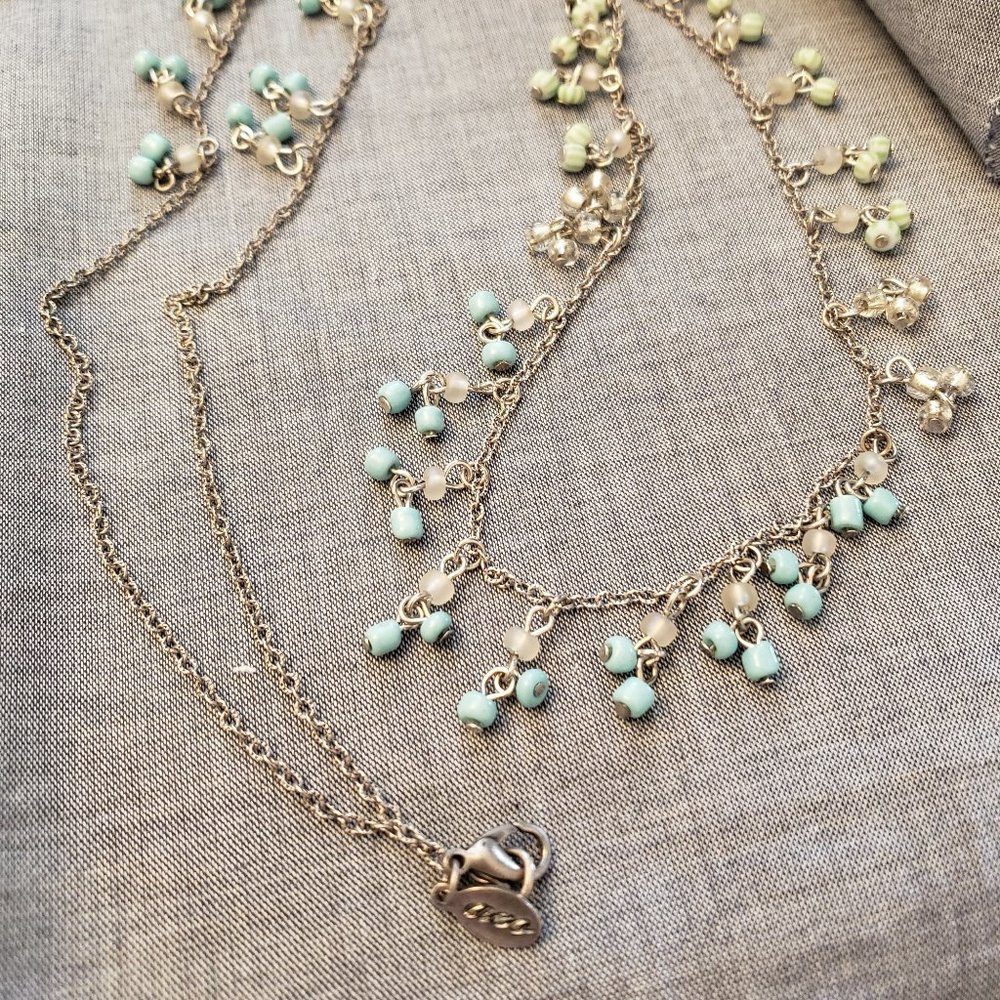 Endearing lovely colorful mini beads necklace